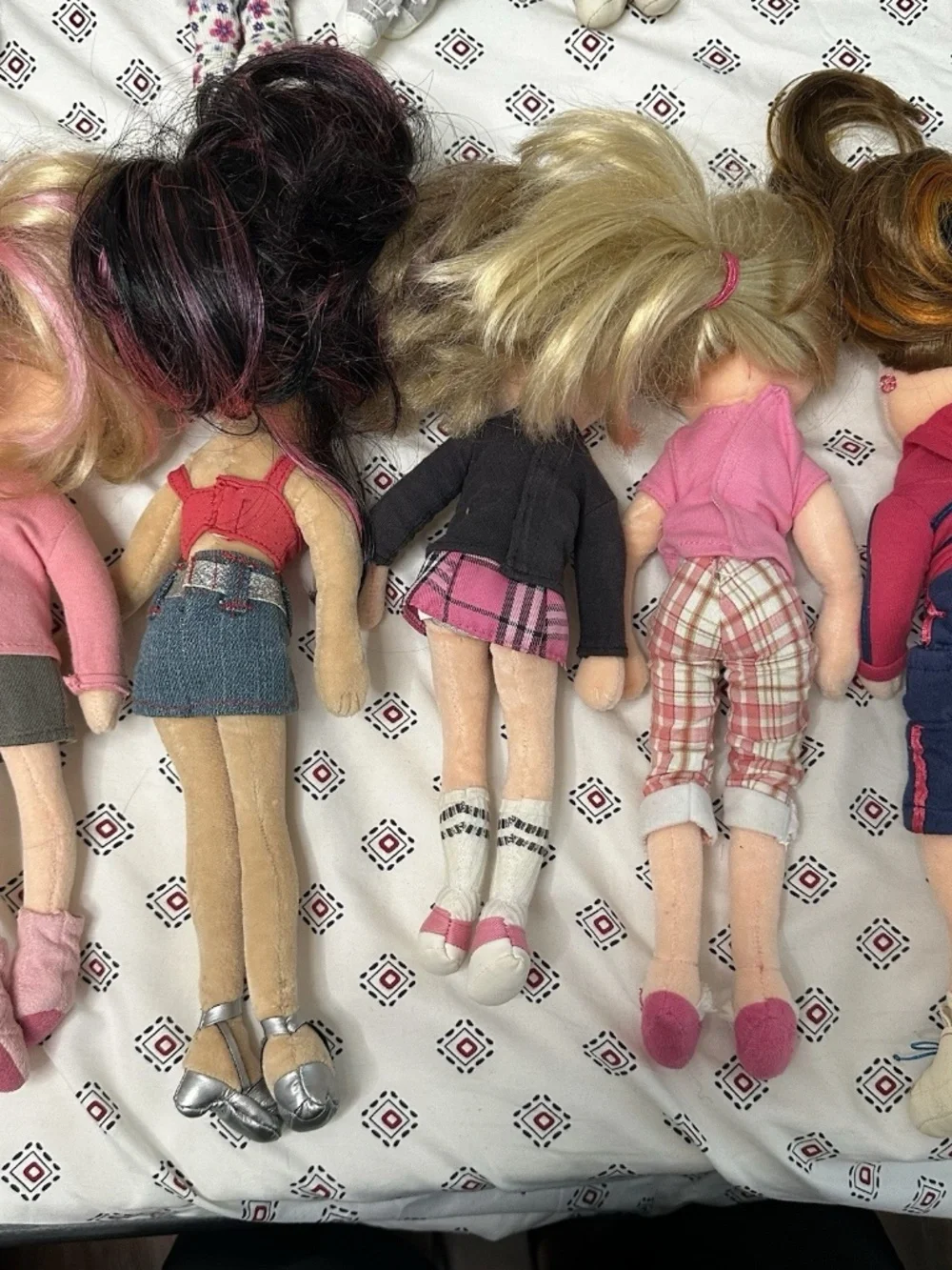 Ty Girlz Plush Dolls Poseable Retired Y2k 2000 style Kids Teens vintage Used Toy